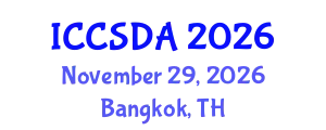 International Conference on Computational Statistics and Data Analysis (ICCSDA) November 29, 2026 - Bangkok, Thailand