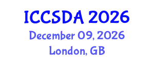International Conference on Computational Statistics and Data Analysis (ICCSDA) December 09, 2026 - London, United Kingdom