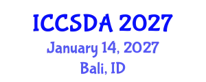 International Conference on Computational Statistics and Data Analysis (ICCSDA) January 14, 2027 - Bali, Indonesia