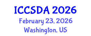 International Conference on Computational Statistics and Data Analysis (ICCSDA) February 23, 2026 - Washington, United States