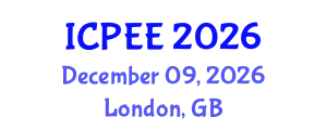 International Conference on Physics and Electronics Engineering (ICPEE) December 09, 2026 - London, United Kingdom