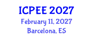 International Conference on Physics and Electronics Engineering (ICPEE) February 11, 2027 - Barcelona, Spain