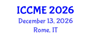 International Conference on Cinema and Media Engineering (ICCME) December 13, 2026 - Rome, Italy