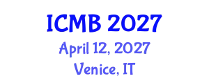 International Conference on Mathematical Biology (ICMB) April 12, 2027 - Venice, Italy