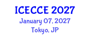 International Conference on Electrical, Computer and Communication Engineering (ICECCE) January 07, 2027 - Tokyo, Japan