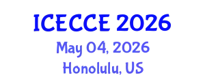 International Conference on Electrical, Computer and Communication Engineering (ICECCE) May 04, 2026 - Honolulu, United States