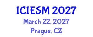 International Conference on Industrial Engineering and Systems Management (ICIESM) March 22, 2027 - Prague, Czechia