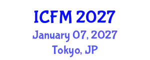 International Conference on Fluid Mechanics (ICFM) January 07, 2027 - Tokyo, Japan