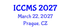 International Conference on Computational and Mathematical Sciences (ICCMS) March 22, 2027 - Prague, Czechia