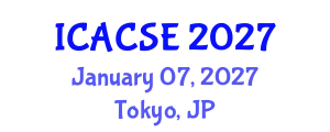 International Conference on Applied Computer Science and Engineering (ICACSE) January 07, 2027 - Tokyo, Japan
