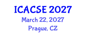 International Conference on Applied Computer Science and Engineering (ICACSE) March 22, 2027 - Prague, Czechia