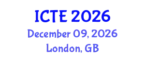 International Conference on Thermal Engineering (ICTE) December 09, 2026 - London, United Kingdom
