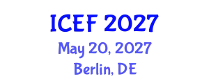 International Conference on Economics and Finance (ICEF) May 20, 2027 - Berlin, Germany