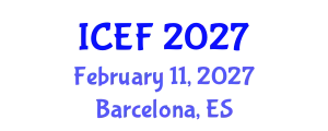 International Conference on Economics and Finance (ICEF) February 11, 2027 - Barcelona, Spain