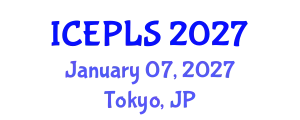 International Conference on Economics, Political and Legal Sciences (ICEPLS) January 07, 2027 - Tokyo, Japan