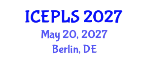 International Conference on Economics, Political and Legal Sciences (ICEPLS) May 20, 2027 - Berlin, Germany