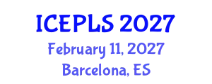 International Conference on Economics, Political and Legal Sciences (ICEPLS) February 11, 2027 - Barcelona, Spain