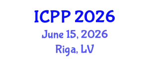 International Conference on Psychiatry and Psychology (ICPP) June 15, 2026 - Riga, Latvia