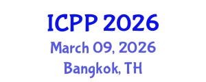 International Conference on Psychiatry and Psychology (ICPP) March 09, 2026 - Bangkok, Thailand