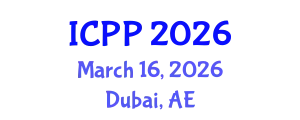 International Conference on Psychiatry and Psychology (ICPP) March 16, 2026 - Dubai, United Arab Emirates