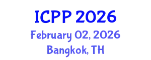 International Conference on Psychiatry and Psychology (ICPP) February 02, 2026 - Bangkok, Thailand