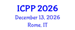 International Conference on Psychiatry and Psychology (ICPP) December 13, 2026 - Rome, Italy