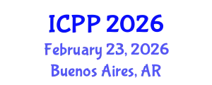 International Conference on Psychiatry and Psychology (ICPP) February 23, 2026 - Buenos Aires, Argentina