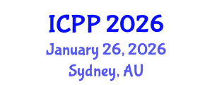 International Conference on Psychiatry and Psychology (ICPP) January 26, 2026 - Sydney, Australia