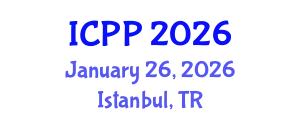 International Conference on Psychiatry and Psychology (ICPP) January 26, 2026 - Istanbul, Turkey