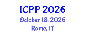 International Conference on Psychiatry and Psychology (ICPP) October 18, 2026 - Rome, Italy