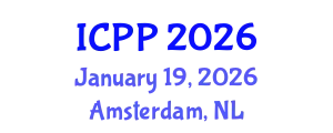 International Conference on Psychiatry and Psychology (ICPP) January 19, 2026 - Amsterdam, Netherlands
