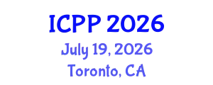 International Conference on Psychiatry and Psychology (ICPP) July 19, 2026 - Toronto, Canada