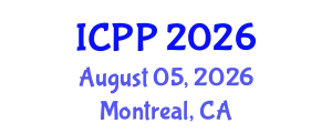International Conference on Psychiatry and Psychology (ICPP) August 05, 2026 - Montreal, Canada