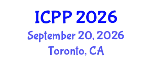 International Conference on Psychiatry and Psychology (ICPP) September 20, 2026 - Toronto, Canada