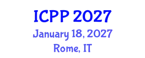 International Conference on Psychiatry and Psychology (ICPP) January 18, 2027 - Rome, Italy