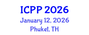 International Conference on Psychiatry and Psychology (ICPP) January 12, 2026 - Phuket, Thailand
