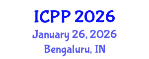 International Conference on Psychiatry and Psychology (ICPP) January 26, 2026 - Bengaluru, India