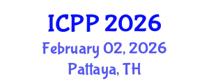 International Conference on Psychiatry and Psychology (ICPP) February 02, 2026 - Pattaya, Thailand