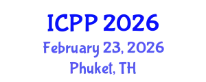 International Conference on Psychiatry and Psychology (ICPP) February 23, 2026 - Phuket, Thailand