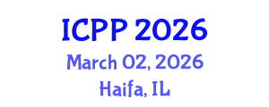 International Conference on Psychiatry and Psychology (ICPP) March 02, 2026 - Haifa, Israel
