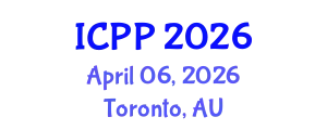 International Conference on Psychiatry and Psychology (ICPP) April 06, 2026 - Toronto, Australia