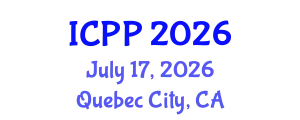 International Conference on Psychiatry and Psychology (ICPP) July 17, 2026 - Quebec City, Canada