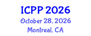 International Conference on Psychiatry and Psychology (ICPP) October 28, 2026 - Montreal, Canada