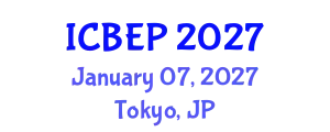 International Conference on Behavioral and Educational Psychology (ICBEP) January 07, 2027 - Tokyo, Japan