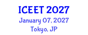 International Conference on Education and Educational Technology (ICEET) January 07, 2027 - Tokyo, Japan