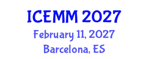 International Conference on Economics and Marketing Management (ICEMM) February 11, 2027 - Barcelona, Spain
