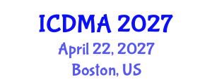 International Conference on Data Mining and Analysis (ICDMA) April 22, 2027 - Boston, United States