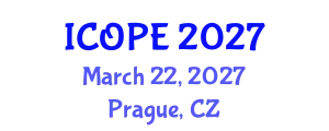International Conference on Optics, Photonics and Electronics (ICOPE) March 22, 2027 - Prague, Czechia