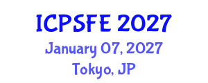 International Conference on Plasma Science and Fusion Engineering (ICPSFE) January 07, 2027 - Tokyo, Japan