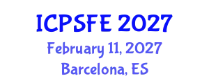 International Conference on Plasma Science and Fusion Engineering (ICPSFE) February 11, 2027 - Barcelona, Spain